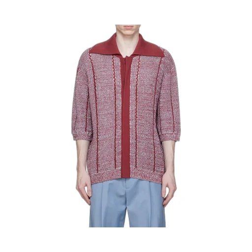 Concealed Button Open-Knit Cardigan