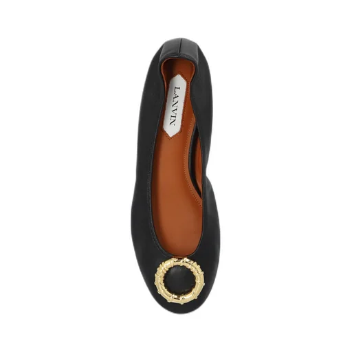 Round Toe Slip-On Ballerina Shoes