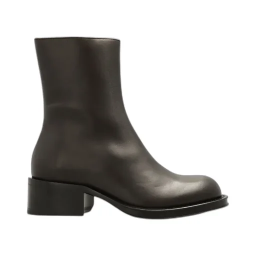 Zip Detailed Ankle Boots