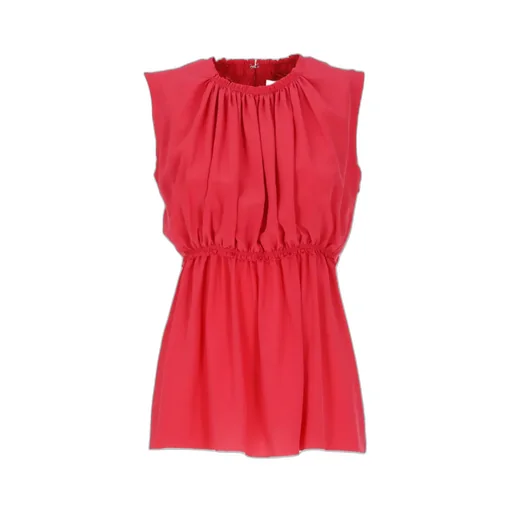 Ruched Straight Hem Blouse
