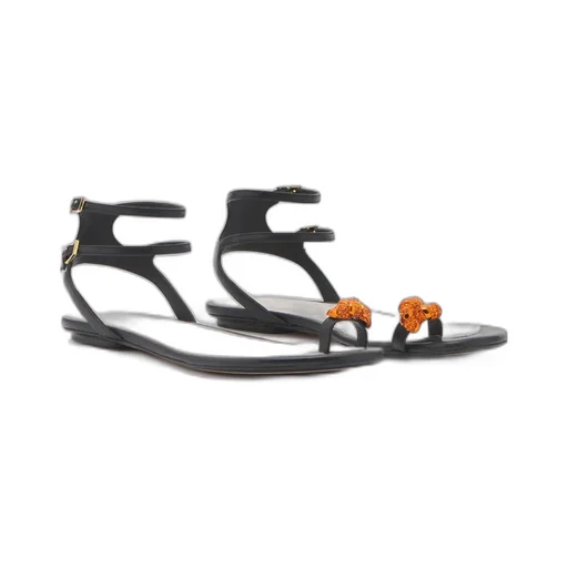 Logo Flat Sandals