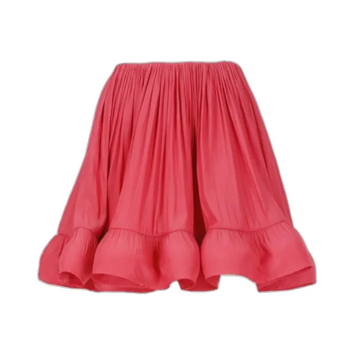 High-Waist Ruffled Flared Mini Skirt