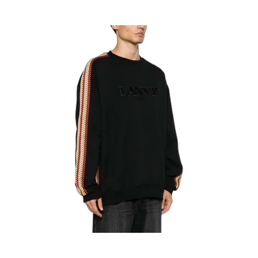 Curb Lace Embellished Crewneck Sweatshirt