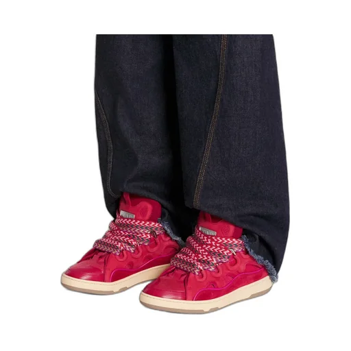 Curb Chunky Leather Sneakers