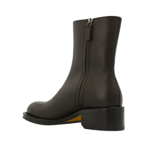 Zip Detailed Ankle Boots