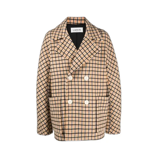 Check Pattern Short Coat