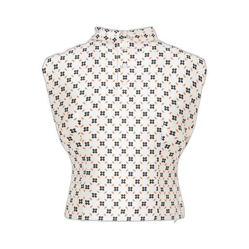All-Over Printed Sleeveless Top