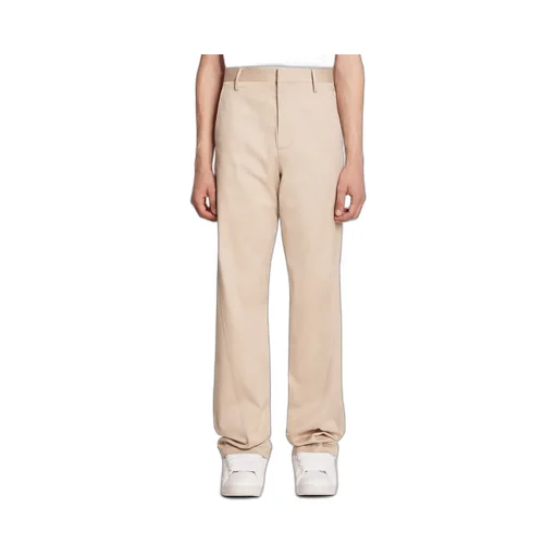 Button Detailed Straight Leg Pants