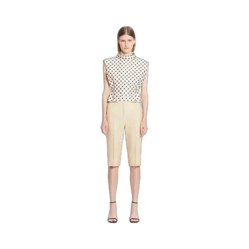 All-Over Printed Sleeveless Top