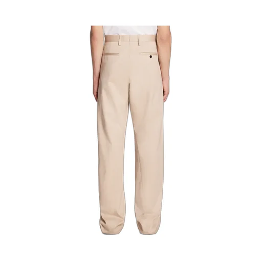 Button Detailed Straight Leg Pants