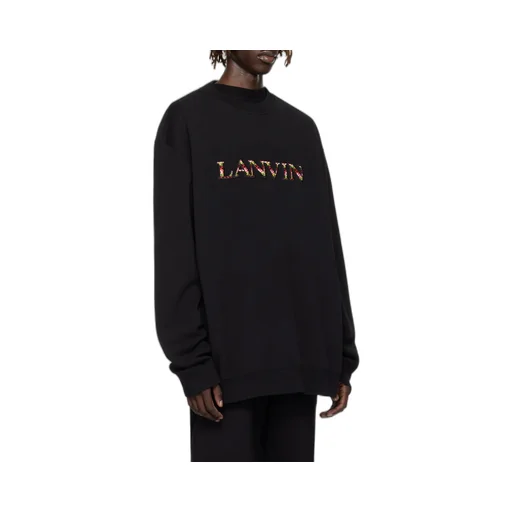 Logo Embroidered Crewneck Sweatshirt