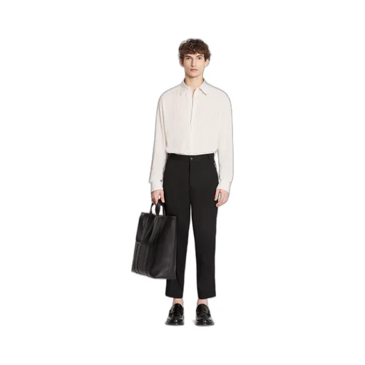 Striped Long-Sleeved Shirt