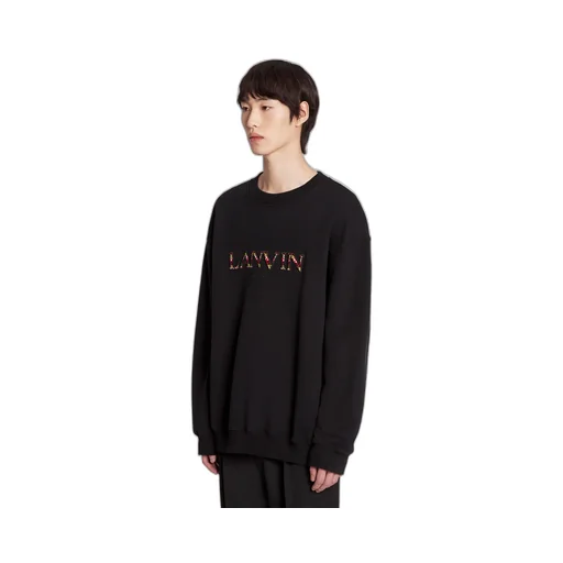 Logo Embroidered Crewneck Sweatshirt