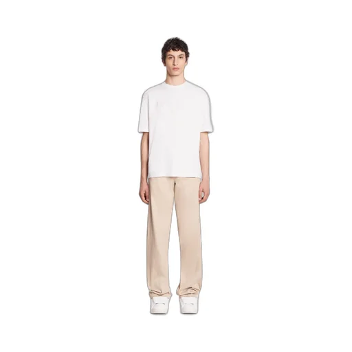 Button Detailed Straight Leg Pants