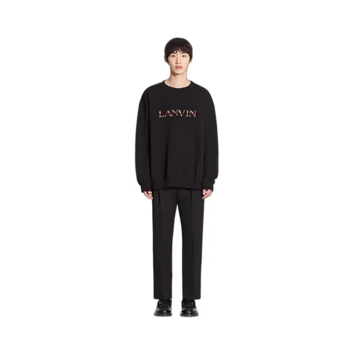 Logo Embroidered Crewneck Sweatshirt
