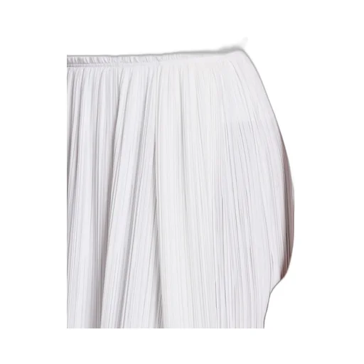 Flared Hem Pleated Skirt