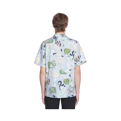 Floral Printed Bowling Shirt
