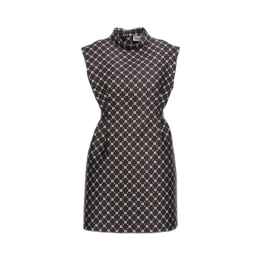 All-Over Floral Printed Mini Dress