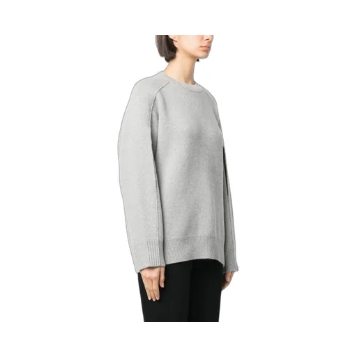 Round-Neck Cape-Back Jumper