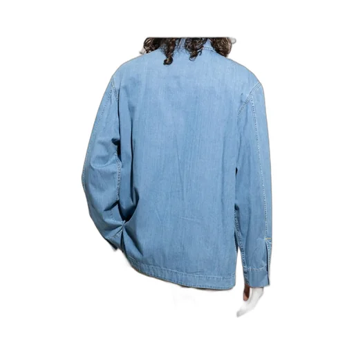 Zipper Denim Shirt