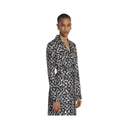 Floral Printed Long-Sleeved Dress