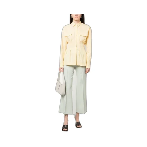 High Waist Flared Trousers