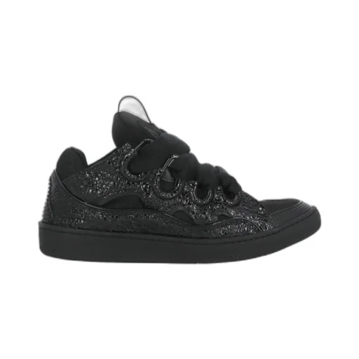 Curb Grain Lace-Up Sneakers