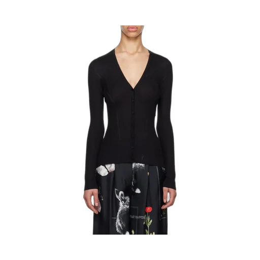 Rib Knitted Cardigan