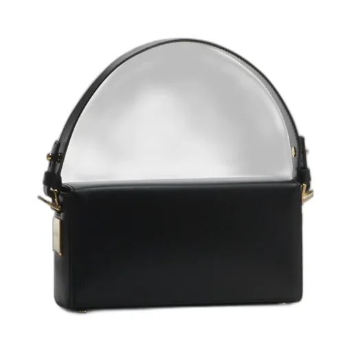 Logo Plaque Top Handle Bag