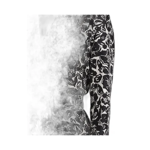 Floral Printed Long-Sleeved Dress