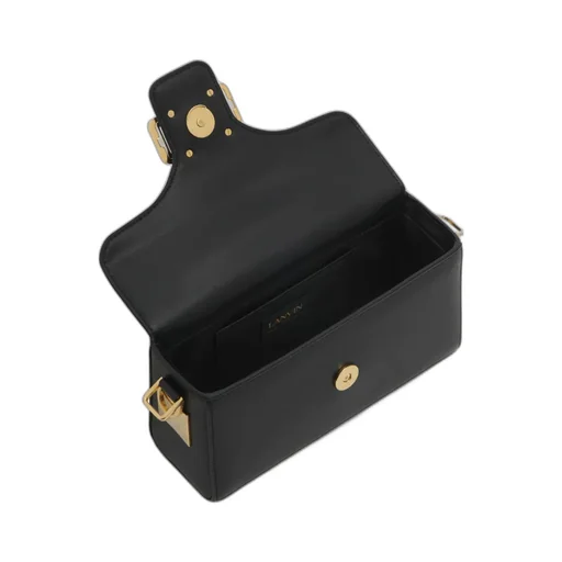 Logo Plaque Top Handle Bag