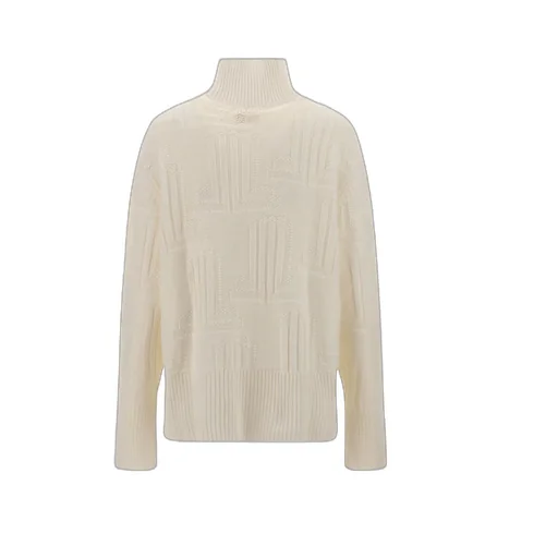 Logo Intarsia-Knitted Turtleneck Jumper