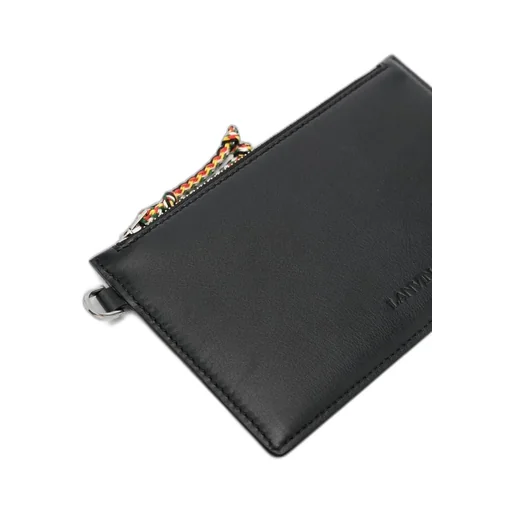 Logo-Debossed Leather Clutch