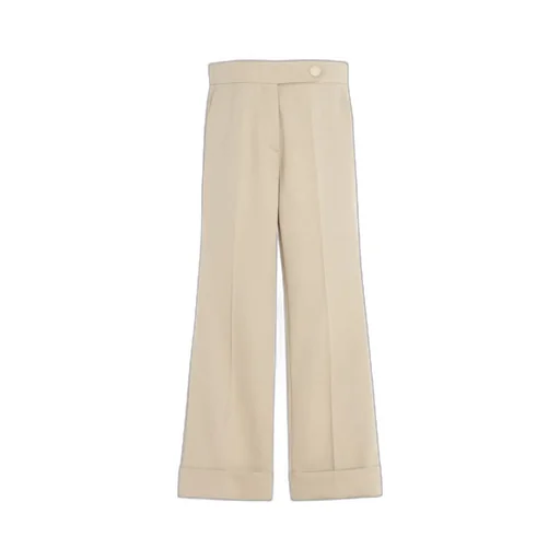 Wide-Leg Cropped Pants