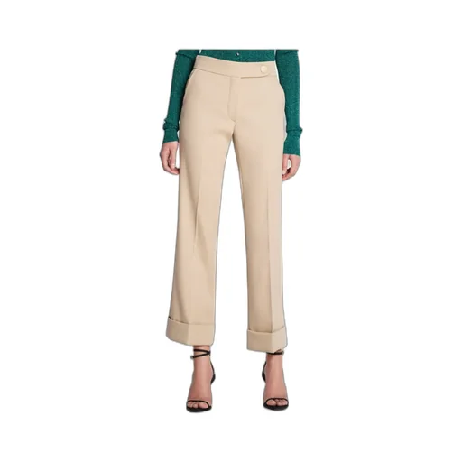 Wide-Leg Cropped Pants