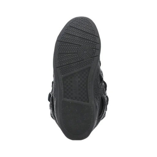 Curb Grain Lace-Up Sneakers