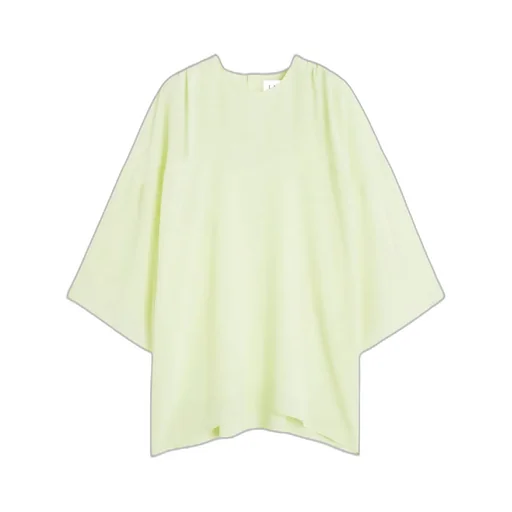 Draped Silk Blouse