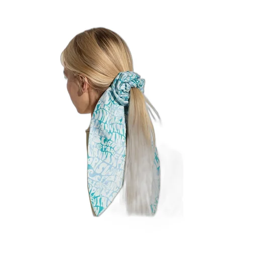 Logo-Pattern Scrunchie