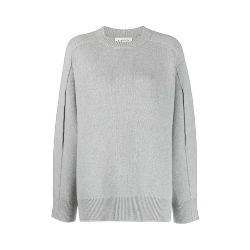 Round-Neck Cape-Back Jumper