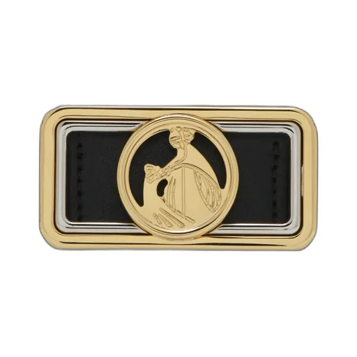 Logo Plaque Top Handle Bag