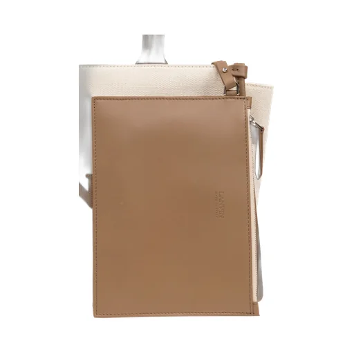 Logo Patch Shopping Bag