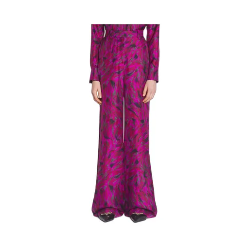 Printed Wide Leg Pants