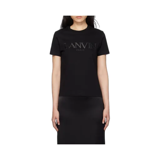 Logo Embroidered Crewneck T-Shirt
