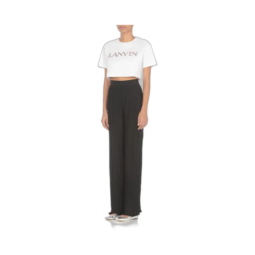 Pleated Straight Leg Pants