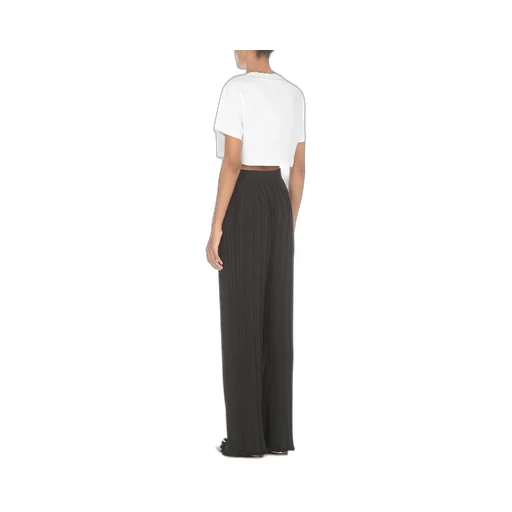 Pleated Straight Leg Pants