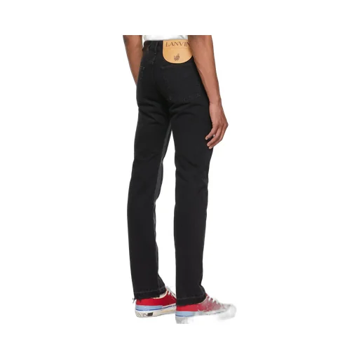 Panelled Straight-Leg Jeans