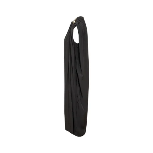 Ring-Detailed Sleeveless Dress