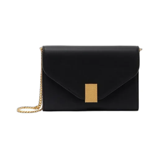 Polished Chained Shoulder Bag