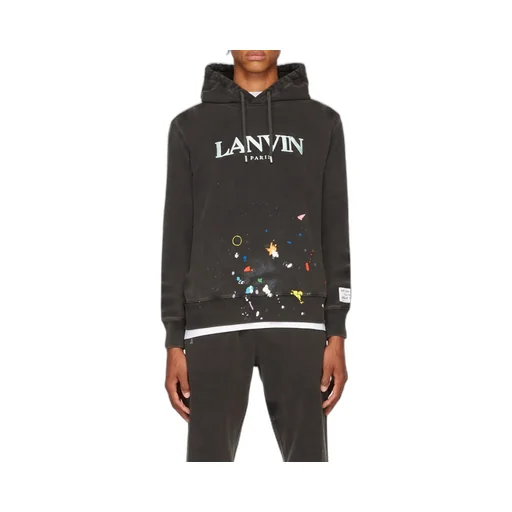 Logo-Print Pullover Hoodie