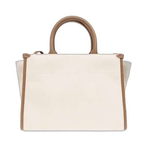 Logo Patch Shopping Bag